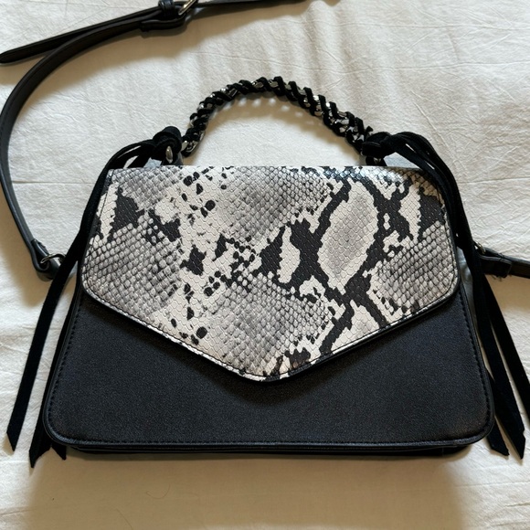 Snake Print Envelope Bag - Crossbody - Picture 2 of 7